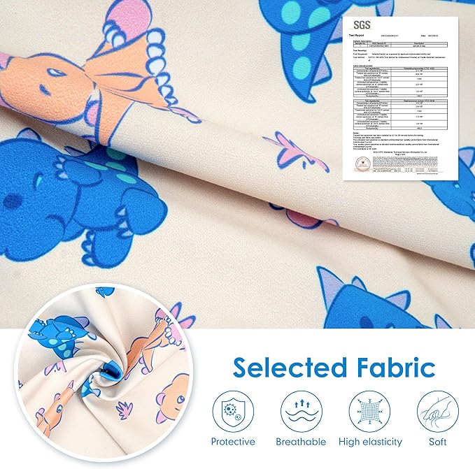 cyeollo Recovery Suit for Dogs Cats Surgery Suit Female Spay Soft Breathable Pet Onesie Bodysuit Male Dog Neuter, Small Dogs Surgical Recovery Shirt, Dinosaur, XS