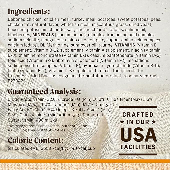Merrick Lil’ Plates Premium Grain Free Dry Dog Food For Small Dogs, Real Chicken And Sweet Potato Kibble - 12.0 lb. Bag
