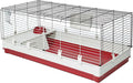Midwest Homes for Pets Deluxe Rabbit & Guinea Pig Cage, X-Large, White & Red