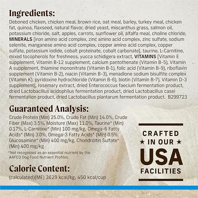 Merrick Healthy Grains Premium Large Breed Dry Dog Food, Wholesome And Natural Kibble For Big Dogs, Chicken - 30.0 lb. Bag