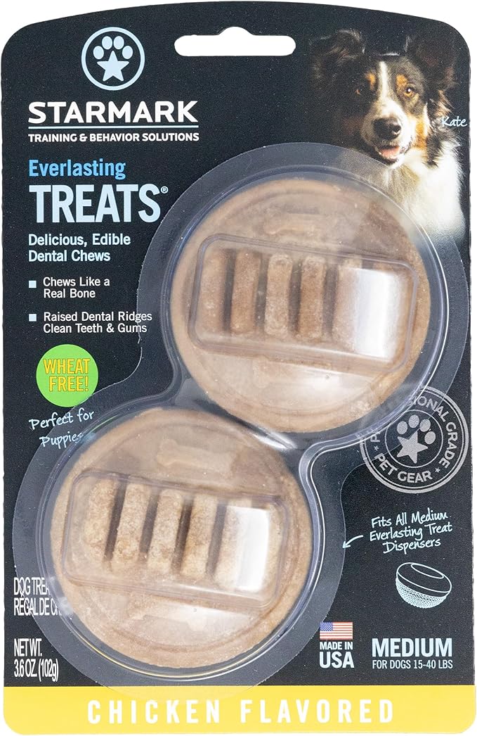 Starmark Everlasting Treat Medium Chicken USA 3.6 Oz (Pack of 4)