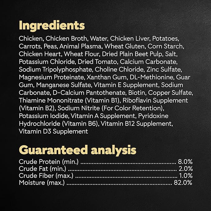 Cesar Home Delights Adult Wet Dog Food, Slow Cooked Chicken & Vegetables Dinner in Sauce, Wet Food for Dogs, 3.5 oz Tray, 24 Count