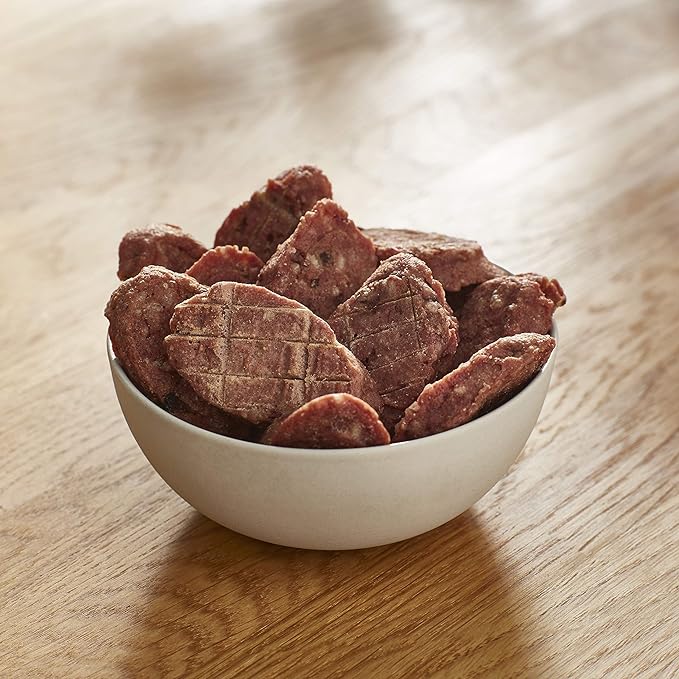 Milo's Kitchen Home-Style Dog Treats 100% Real Beef Sausage Slices With Rice 3 Oz.