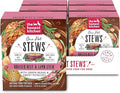 The Honest Kitchen Human Made One Pot Stews: Braised Beef & Lamb Stew with Green Beans & Sweet Potatoes Wet Dog Food, 10.5 oz x6