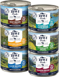 ZIWI Peak Wet Dog Food Variety Pack - Beef, Chicken, Lamb, Mackerel, Tripe, Venison, 6 Pack (6oz Each)