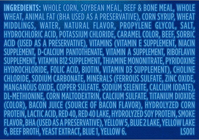 Kibbles 'n Bits Dry Dog Food, Savory Bacon & Steak Flavor for Adult Dogs 16 lb. Bag