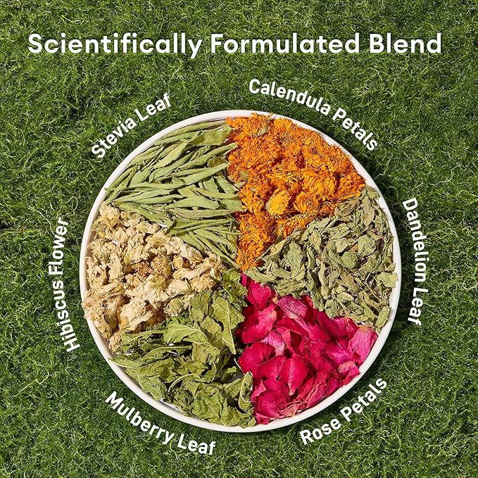 BUCATSTATE 5L Natural Flower & Hamster Bedding Soft Natural Bedding for Hamster Enrichment for Small Pets & Dwarf Syrian Hamsters, Gerbils, Mice