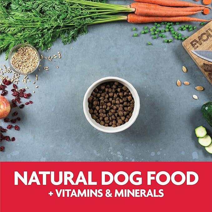 Evolve Classics Deboned Beef, Barley and Bison Recipe Dog Food, 15 Pound