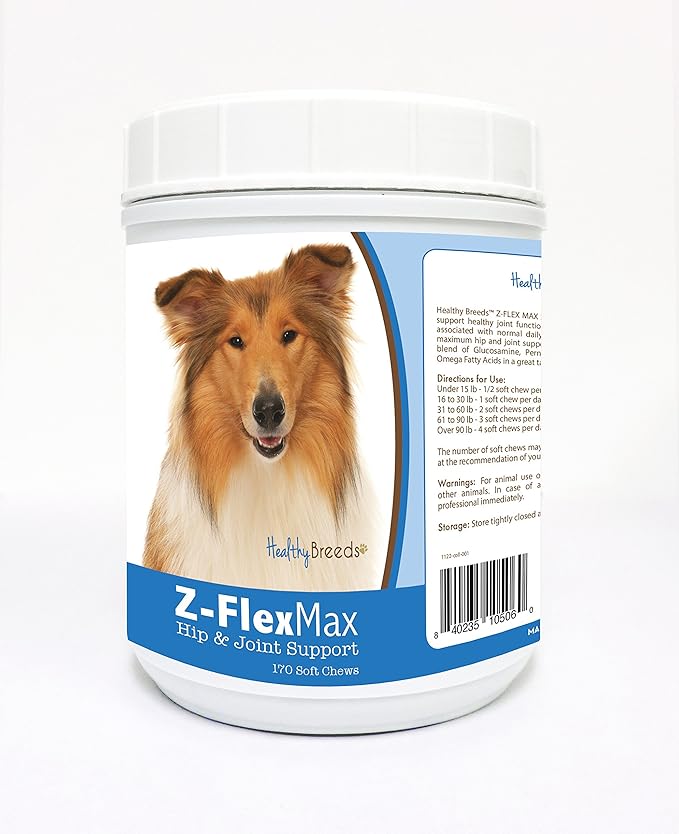 Healthy Breeds Collie Z-Flex Max Hip and Joint Soft Chews 170 Count