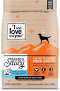 I AND LOVE AND YOU Baked and Saucy Dry Dog Food - Chicken + Sweet Potato - Prebiotic + Probiotic, Real Meat, Grain Free, No Fillers, 4lb Bag
