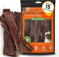 Advance Pet Products Premium Buffalo Gullet Flat Jerky Dog Treats (12" Long, 15 Count/Pack) - Natural Chews for Large, Medium & Small Breed Dogs, Healthy Treats, Odor-Free, Easily Digestible - 1lb