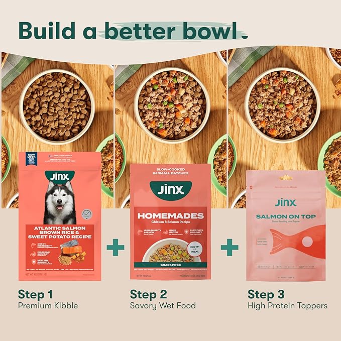 Jinx Premium Grain-Free Dry Dog Food, for All Lifestages - Real Chicken, Sweet Potato & Carrot Kibble with Superfoods for Immune Support & Probiotics for Digestive Support - No Fillers - 11.5lb