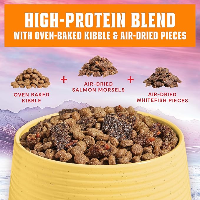 Open Farm, Epic Blend High Protein Dry Dog Food, Probiotic Coated & Bone Broth Infused Kibble with Air Dried Meat & Organs, Minimally Processed & Nutrient Dense, Chicken & Superfood Recipe, 18lb Bag