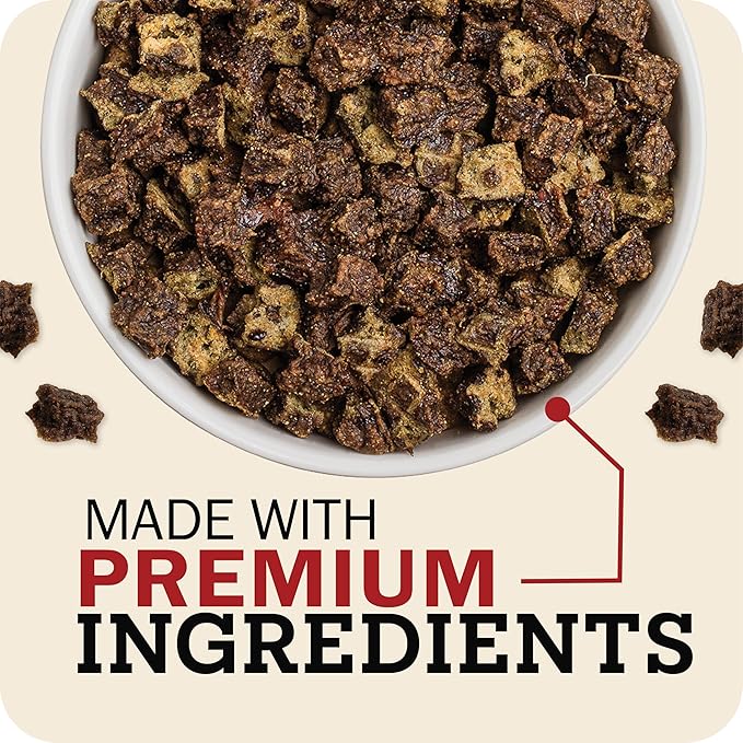 Redbarn Powerfood Air Dried Dog Food for Skin & Coat Health - 93% Lamb, Fish, & Lamb Organs with Omega-3s & 6s - Non-GMO Dry Full Feed or Topper Made in USA - 2lb