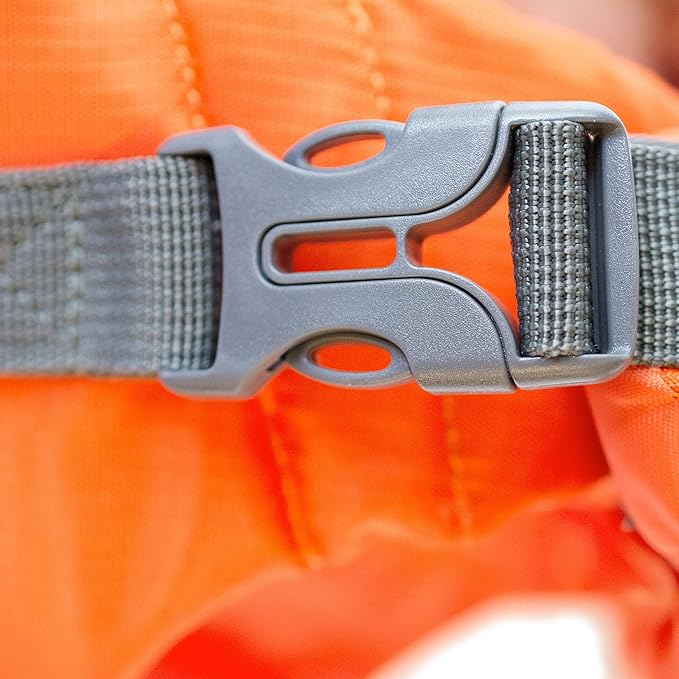 Outward Hound Granby Splash Orange Dog Life Jacket, Small