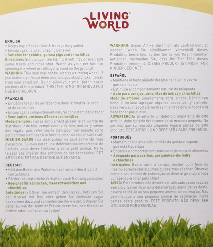Hagen Living World Hay Feeding Station for Pets