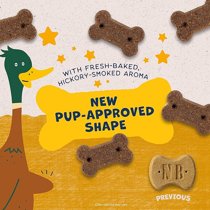 Natural Balance Limited Ingredient Rewards Crunchy Biscuits, Bite-Size Grain-Free Dog Treats for Small-Breed Dogs, Made with Real Duck, 8 Ounce (Pack of 2)
