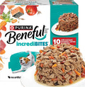 Beneful Purina Small Breed Wet Dog Food Variety Pack, IncrediBites With Real Beef, Chicken and Salmon - (Pack of 30) 3 Oz. Cans
