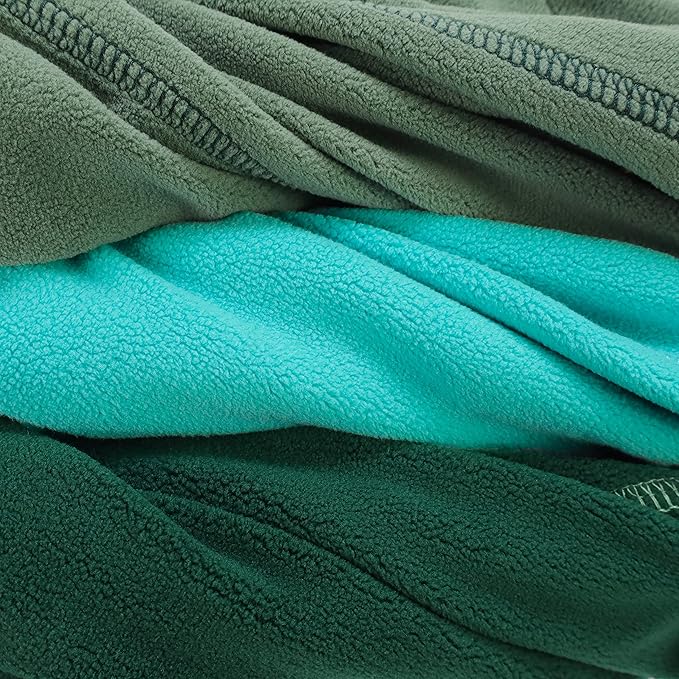 Fitwarm 3 Pack Fleece Dog Sweater, Turtleneck Dog Sweatshirt, Dog Winter Clothes for Small Dogs Boy Girl, Pet Pullover Jumper, Cat Apparel, Dark Green, Teal Green, Olive Green, XXL