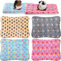 Tuanse 4 Pack Guinea Pig Bed Mat Bedding Rabbit Winter Bed Pad for Indoor Warm Small Animal Mattres Fleece Sleeping Pad for Hedgehogs Bunny Ferrets Hamster(Little Star,13 x 10 Inch)