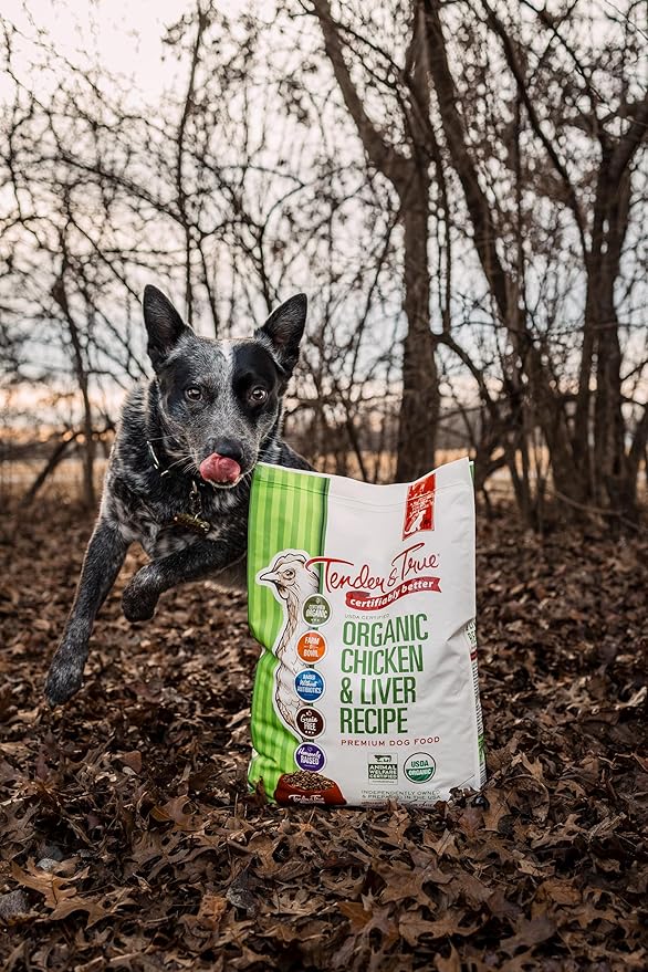 Tender & True Organic Chicken & Liver Recipe Dog Food, 11 lb