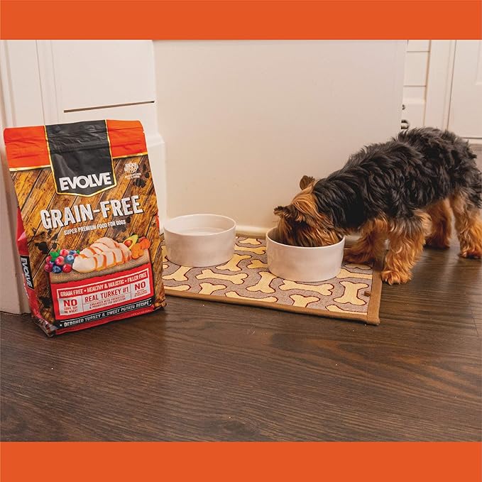 Evolve Grain Free Deboned Turkey & Sweet Potato Recipe Dog Food, 4 lb.