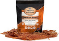 BRUTUS & BARNABY Chicken Jerky Dog Treats- Dehydrated, Crunchy USA Premium Fillets, Grain-Free, Preservative-Free, No Fillers. All Natural Chicken Strips are Great for Dogs and Cats- 32oz
