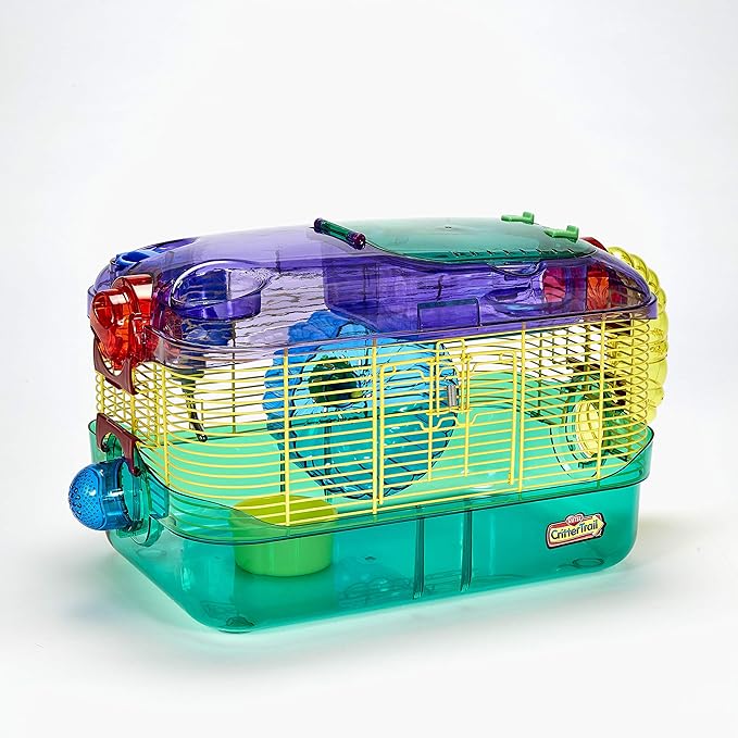 Kaytee CritterTrail One Level Habitat for Pet Gerbils, Hamsters or Mice
