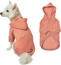 Blueberry Pet Hoodie – 12″ Soft Cotton‑Blend Winter Sweatshirt, Coral, Award‑Winning Small‑Dog Jersey