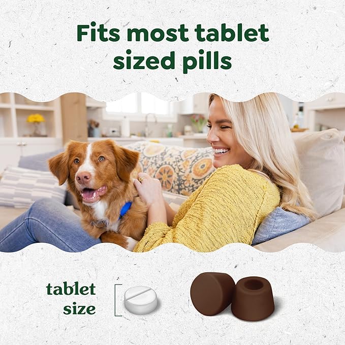 Greenies Pill Pockets for Dogs Small Size, Tablet Pill Treats for Dogs, Hickory Smoke Flavor, 3.2 oz. Pouch