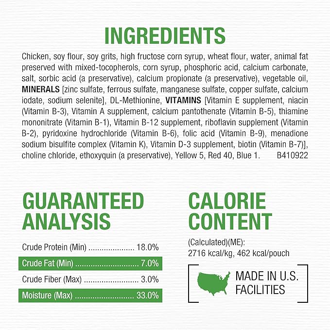 Purina Moist and Meaty with Real Chicken Recipe Soft Dog Food Pouches - 36 ct. Box