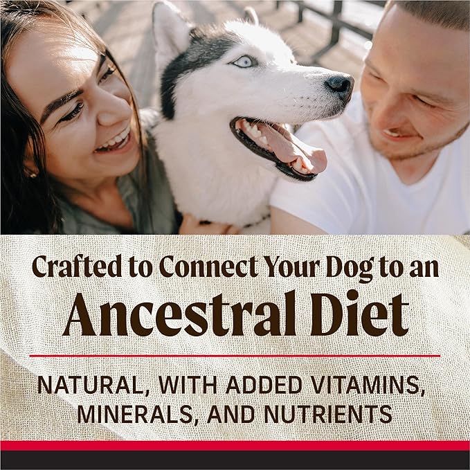 Merrick Backcountry Grain Free Dry Adult Dog Food Kibble With Freeze Dried Raw Pieces, Great Plains Red Recipe - 4.0 lb. Bag