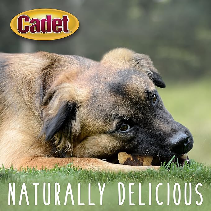 Cadet Gourmet Chicken & Apple Wrapped Dog Treats Wraps - Healthy & Natural Chicken & Apple Dog Training Treats for Small & Large Dogs - Inspected & Tested in USA (28 oz.)
