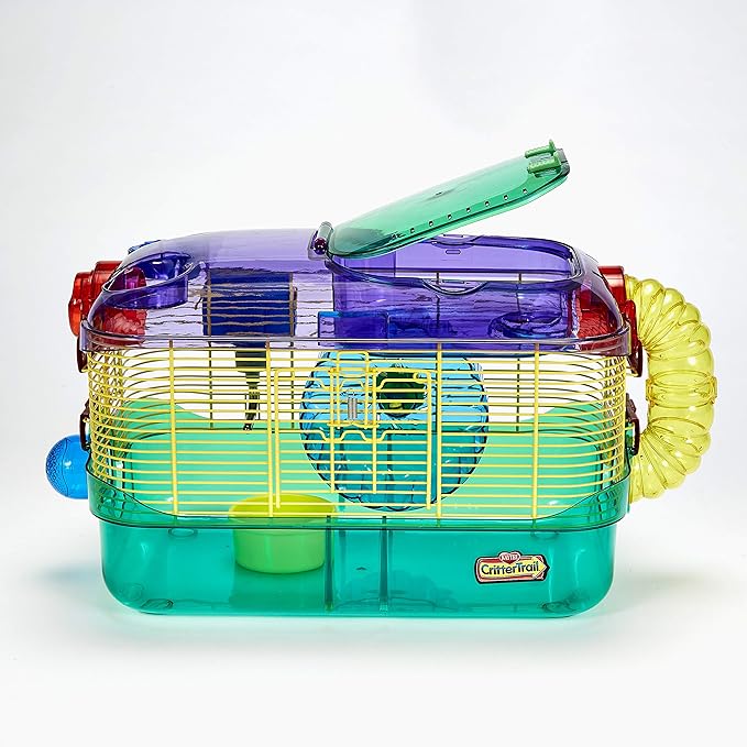 Kaytee CritterTrail One Level Habitat for Pet Gerbils, Hamsters or Mice