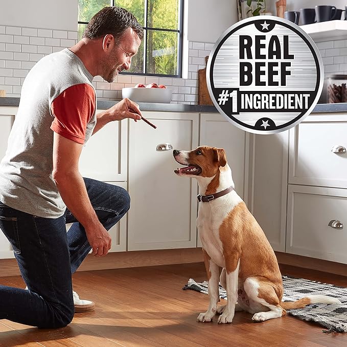Pup-Peroni Dog Treats, Real Beef Brisket with Hickory Smoke Flavor, 5.6 Ounce (Pack of 8)