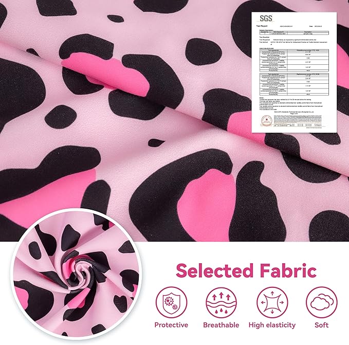 cyeollo Dog Recovery Suit Female, Breathable Surgery Suit for Dogs Female After Spayed, Soft Surgical Body Suit Dog Onesie, E-Collar & Cone Alternative, Anti-Licking Wound Surgery Clothes, Leopard S
