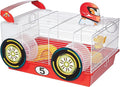 MidWest Homes for Pets Hamster Cage | Fun Race Car Theme | Accessories & Decals Included