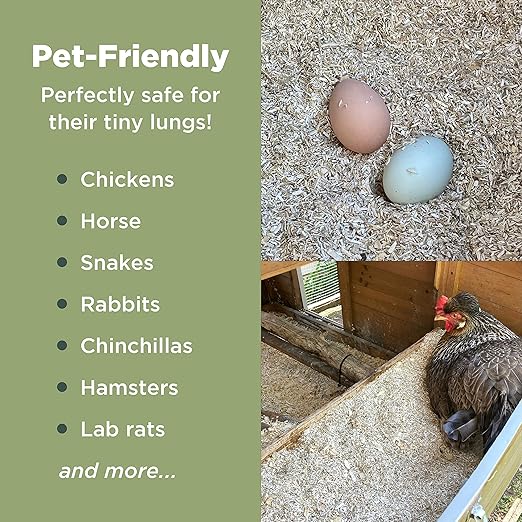 Hemp Nesting Fiber - 25 lb Chicken Nest Box Pad Hemp Fiber Fill - Absorbent DUST Free- Egg Laying Chickens coop, Horse stall, Rabbit, Reptile, Hamster, Cage Fibre, FiberFill Washable - Grown in USA