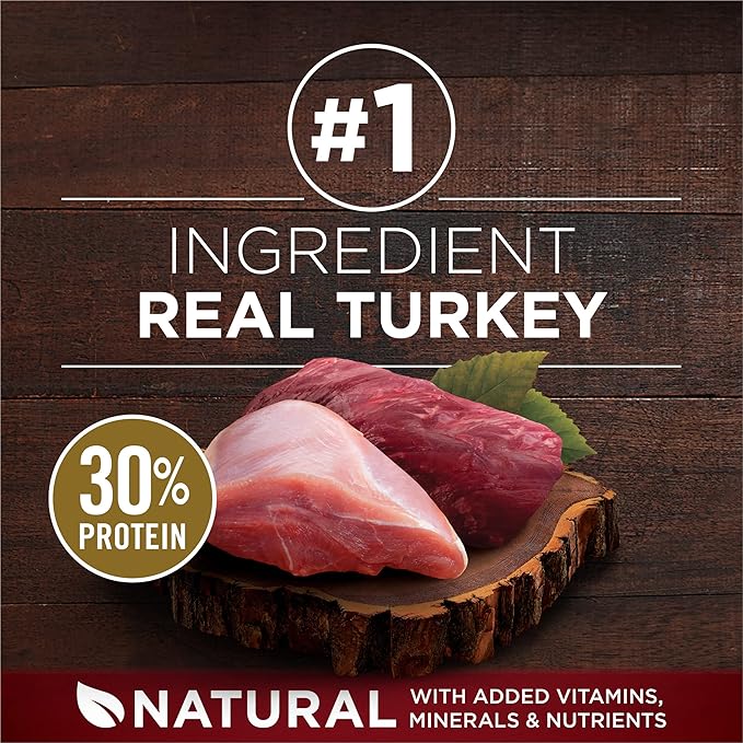 Purina ONE True Instinct With A Blend Of Real Turkey and Venison Dry Dog Food - 7.4 lb. Bag