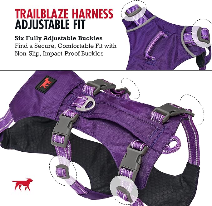 Tuff Pupper Escape Proof Dog Harness for Extra Small Dogs | No Pull Lightweight Adjustable Harness | No Escape Multifunctional Outdoor Pet Gear | Strong Durable Breathable | Secure Comfortable Fit