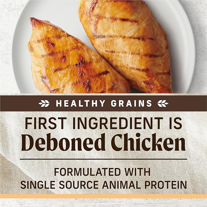 Merrick Limited Ingredient Diet Premium and Natural Kibble with Healthy Grains Chicken and Brown Rice Dog Food - 22.0 lb. Bag