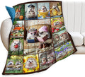 Hedgehog Blanket, Hedgehogs Throw Blankets, Hedgehog Gifts for Boys Girls Women Men Lover Adult Cozy Fleece Flannel Bedding Stuff Animal Plush for Couch Sofa Bed 60"X50"