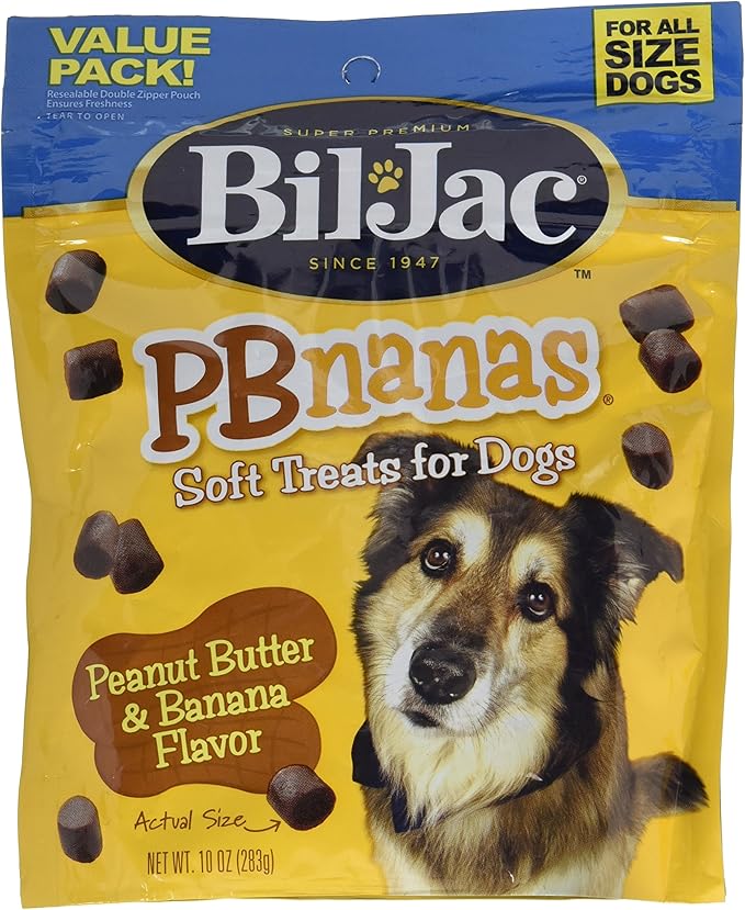 Bil-Jac Pbnanas Soft Dog Treats, 10 oz.