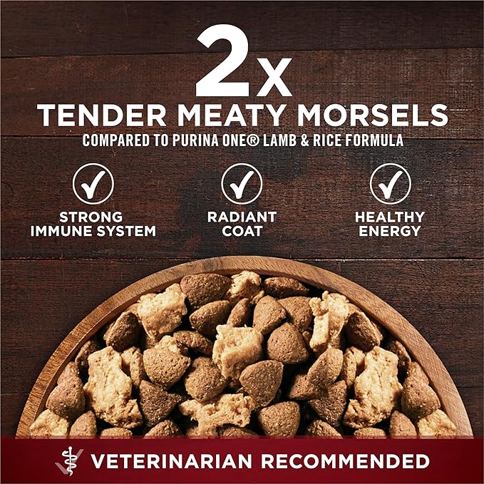 Purina One True Instinct Lean Muscle Support With Real Beef Natural With Added Vitamins, Minerals and Nutrients High Protein Dog Food - 3.8 lb. Bag