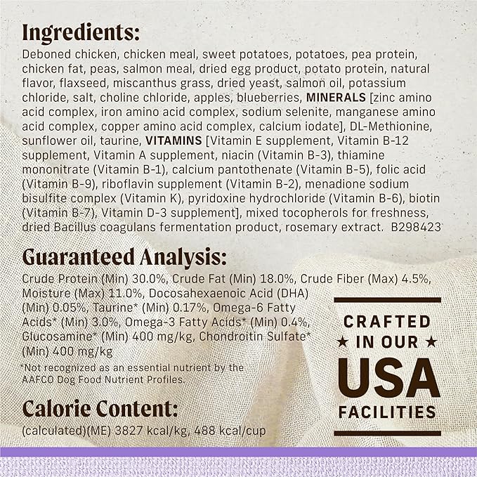 Merrick Lil’ Plates Premium Grain Free Dry Puppy Food For Small Dogs, Real Chicken And Sweet Potato Kibble - 4.0 lb. Bag