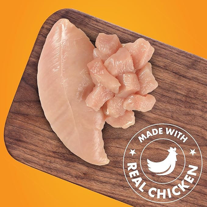 Pur Luv Chicken Jerky Dog Treats, Made with 100% Real Chicken Breast, 16 Ounces, Healthy, Easily Digestible, Long-Lasting, High Protein, Satisfies Dog's Urge to Chew