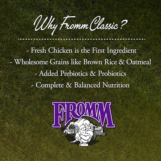 Fromm Classic Adult Large & Giant Breed Dog Food - Premium Dry Dog Food for Large & Giant Breeds - Chicken Recipe - 30 lb