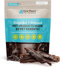 Raw Paws Water Buffalo Jerky Treats for Dogs, 16-oz - Packed in USA - Free-Range Pure Buffalo Meat - Beef Jerky Alternative - Treats for Dogs - Single Ingredient