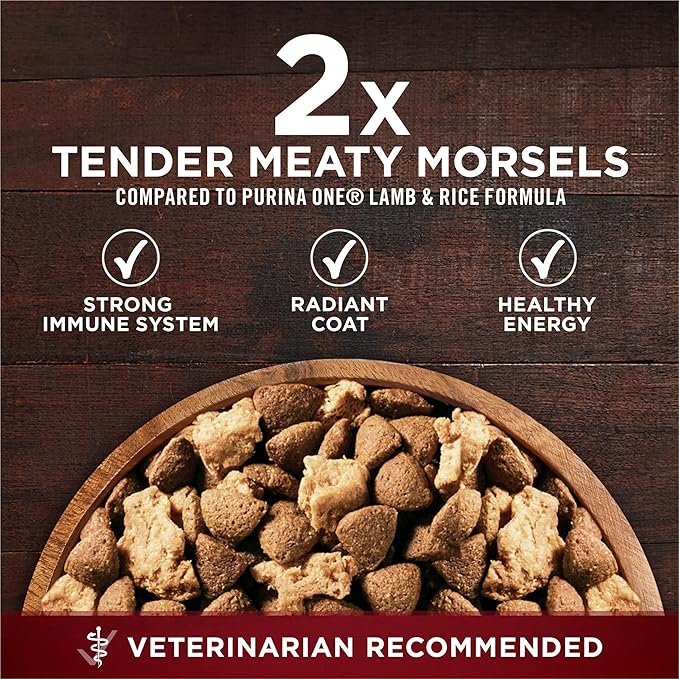 Purina ONE Grain Free Natural High Protein Dry Dog Food Formula True Instinct with Real Beef with Added Vitamins, Minerals and Nutrients - 25 lb. Bag