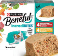 Purina Beneful Small Breed Wet Dog Food Variety Pack, IncrediBites Loaf, Chicken, Beef and Salmon Flavors - (2 Packs of 12) 3 oz. Cans